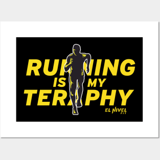 Running is my Teraphy Posters and Art